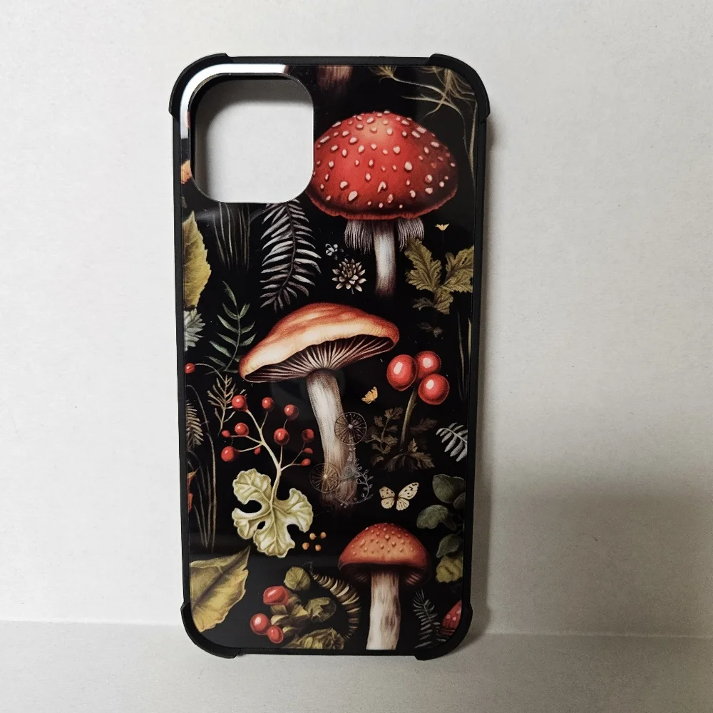 Iphone 14‎ Max Mushroom Design Phone Case - Multicolor